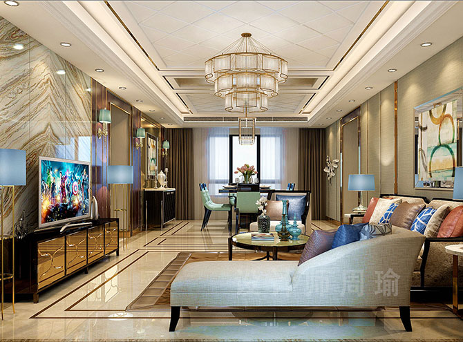 国产帅哥被操世纪江尚三室两厅168平装修设计效果欣赏